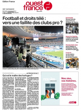 Ouest-France édition France N°20210114 du 14 janvier 2021 à télécharger sur iPad