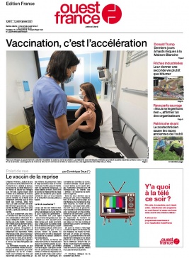 Ouest-France édition France N°20210104 du 04 janvier 2021 à télécharger sur iPad