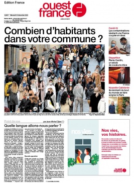 Ouest-France édition France N°20201230 du 30 décembre 2020 à télécharger sur iPad