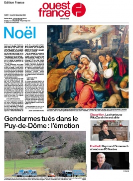 Ouest-France édition France N°20201224 du 24 décembre 2020 à télécharger sur iPad