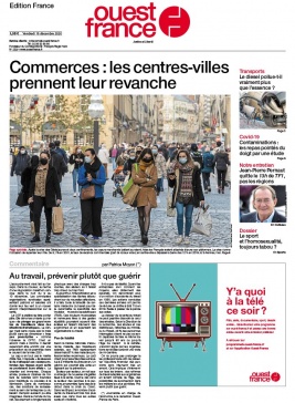 Ouest-France édition France N°20201218 du 18 décembre 2020 à télécharger sur iPad