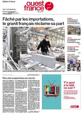 Ouest-France édition France N°20201207 du 07 décembre 2020 à télécharger sur iPad