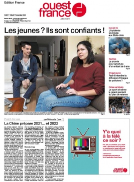 Ouest-France édition France N°20201117 du 17 novembre 2020 à télécharger sur iPad