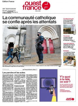 Ouest-France édition France N°20201114 du 14 novembre 2020 à télécharger sur iPad