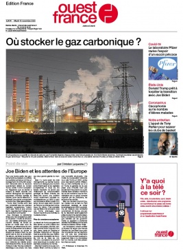 Ouest-France édition France N°20201110 du 10 novembre 2020 à télécharger sur iPad