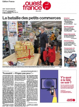Ouest-France édition France N°20201031 du 31 octobre 2020 à télécharger sur iPad