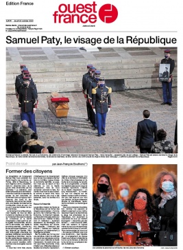 Ouest-France édition France N°20201022 du 22 octobre 2020 à télécharger sur iPad