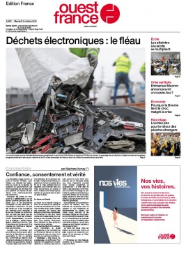Ouest-France édition France N°20201014 du 14 octobre 2020 à télécharger sur iPad