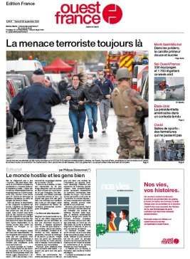 Ouest-France édition France N°20200926 du 26 septembre 2020 à télécharger sur iPad