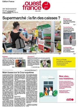 Ouest-France édition France N°20200923 du 23 septembre 2020 à télécharger sur iPad