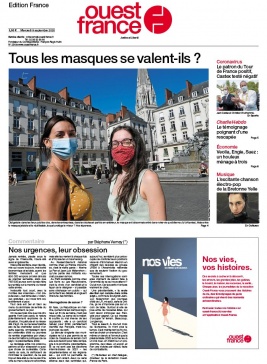 Ouest-France édition France N°20200909 du 09 septembre 2020 à télécharger sur iPad