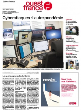 Ouest-France édition France N°20200827 du 27 août 2020 à télécharger sur iPad