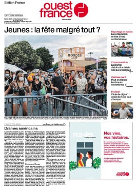 Ouest-France édition France N°20200817 du 17 août 2020 à télécharger sur iPad