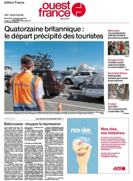 Ouest-France édition France N°20200815 du 15 août 2020 à télécharger sur iPad