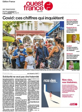 Ouest-France édition France N°20200812 du 12 août 2020 à télécharger sur iPad