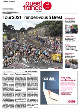 Ouest-France édition France N°20200811 du 11 août 2020 à télécharger sur iPad