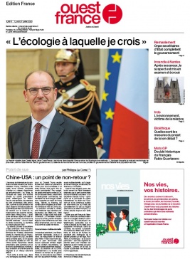 Ouest-France édition France N°20200727 du 27 juillet 2020 à télécharger sur iPad