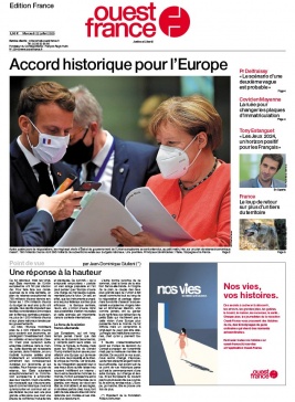 Ouest-France édition France N°20200722 du 22 juillet 2020 à télécharger sur iPad