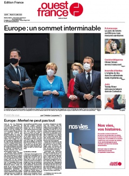 Ouest-France édition France N°20200721 du 21 juillet 2020 à télécharger sur iPad