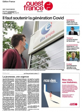 Ouest-France édition France N°20200718 du 18 juillet 2020 à télécharger sur iPad