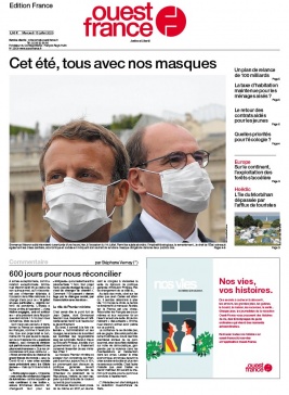 Ouest-France édition France N°20200715 du 15 juillet 2020 à télécharger sur iPad