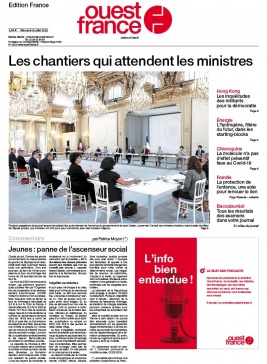 Ouest-France édition France N°20200708 du 08 juillet 2020 à télécharger sur iPad