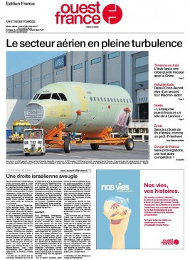 Ouest-France édition France N°20200701 du 01 juillet 2020 à télécharger sur iPad