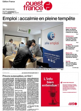 Ouest-France édition France N°20200626 du 26 juin 2020 à télécharger sur iPad