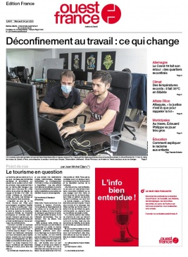 Ouest-France édition France N°20200624 du 24 juin 2020 à télécharger sur iPad