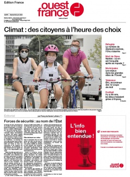 Ouest-France édition France N°20200620 du 20 juin 2020 à télécharger sur iPad