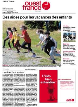 Ouest-France édition France N°20200606 du 06 juin 2020 à télécharger sur iPad