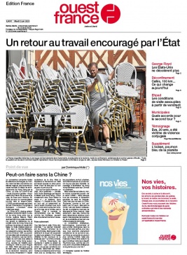 Ouest-France édition France N°20200602 du 02 juin 2020 à télécharger sur iPad