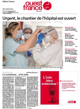 Ouest-France édition France N°20200526 du 26 mai 2020 à télécharger sur iPad
