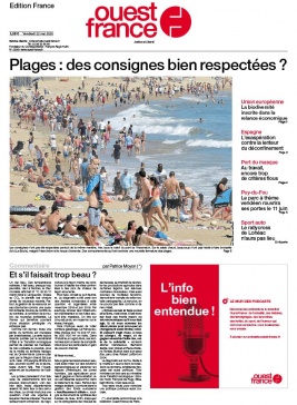 Ouest-France édition France N°20200522 du 22 mai 2020 à télécharger sur iPad