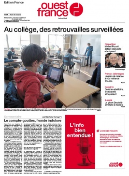 Ouest-France édition France N°20200519 du 19 mai 2020 à télécharger sur iPad