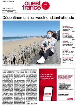 Ouest-France édition France N°20200516 du 16 mai 2020 à télécharger sur iPad