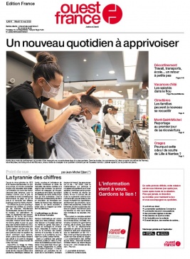 Ouest-France édition France N°20200512 du 12 mai 2020 à télécharger sur iPad