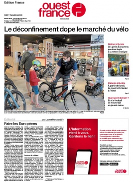 Ouest-France édition France N°20200509 du 09 mai 2020 à télécharger sur iPad