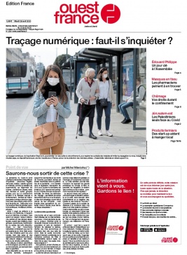 Ouest-France édition France N°20200428 du 28 avril 2020 à télécharger sur iPad