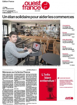 Ouest-France édition France N°20200424 du 24 avril 2020 à télécharger sur iPad