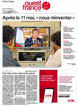 Ouest-France édition France N°20200414 du 14 avril 2020 à télécharger sur iPad