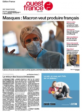Ouest-France édition France N°20200401 du 01 avril 2020 à télécharger sur iPad
