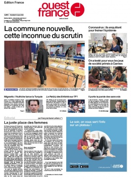 Ouest-France édition France N°20200306 du 06 mars 2020 à télécharger sur iPad