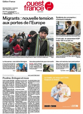 Ouest-France édition France N°20200304 du 04 mars 2020 à télécharger sur iPad