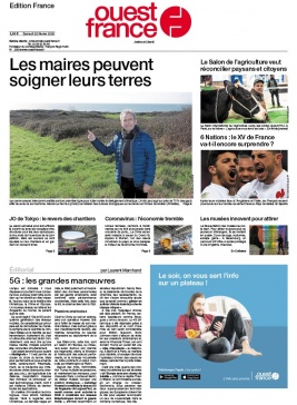 Ouest-France édition France N°20200222 du 22 février 2020 à télécharger sur iPad