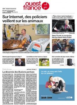 Ouest-France édition France N°20191227 du 27 décembre 2019 à télécharger sur iPad
