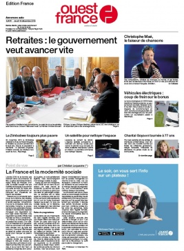 Ouest-France édition France N°20191219 du 19 décembre 2019 à télécharger sur iPad