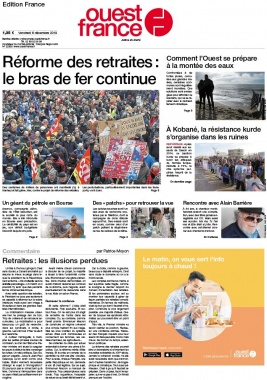 Ouest-France édition France N°20191206 du 06 décembre 2019 à télécharger sur iPad