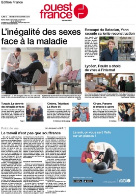 Ouest-France édition France N°20191113 du 13 novembre 2019 à télécharger sur iPad