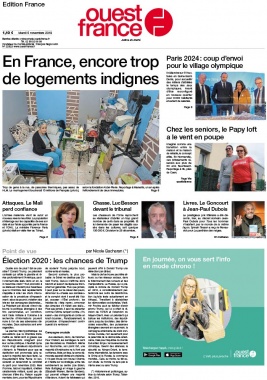 Ouest-France édition France N°20191105 du 05 novembre 2019 à télécharger sur iPad